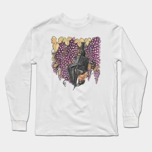 Bat with Snacks Long Sleeve T-Shirt